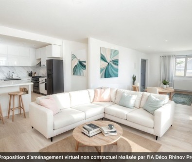 DOMMARTIN : APPARTEMENT DE TYPE 5 AVEC GARAGE, CAVE ET BALCO