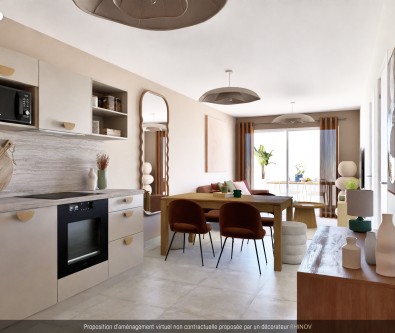 PONTARLIER - HYPER CENTRE : APPARTEMENT DE TYPE 2 AVEC TERRA