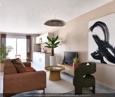 PONTARLIER - HYPER CENTRE : APPARTEMENT DE TYPE 3 AVEC TERRA