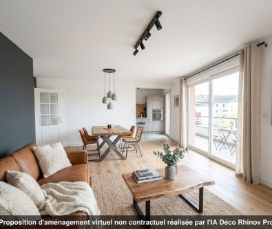 PONTARLIER - LES EPINETTES : APPARTEMENT DE TYPE 3 AVEC ASCE